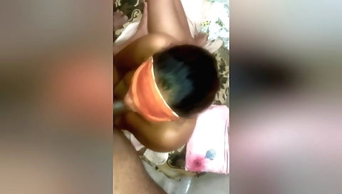 Hot little bitch has hairy pussy touched and rubbed