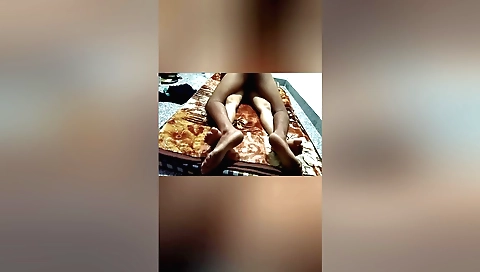 Indian teen with a nice face and a big ass in a car