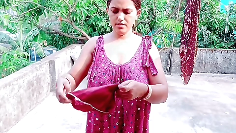 Busty hairy indian girl gets hot massage from an amateur boy