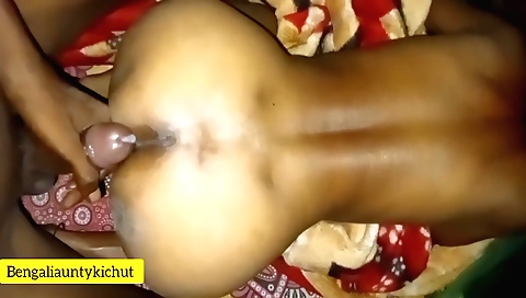 Indian girl has fun with her boyfriend's large dildo