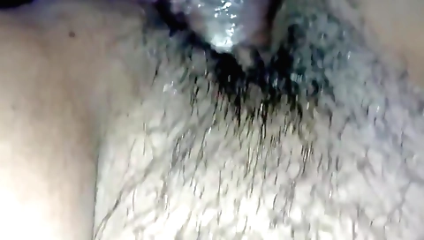 Indian girl with hairy pussy getting fucked by a guy