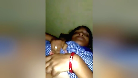 Hairy brunette girl in amateur pov blowjob and selffucking