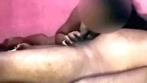 Indian babe with a hairy pussy is fucked in the webcam video