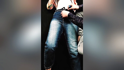 Horny teen has a sweet face while getting mouth-pried