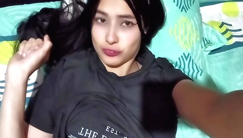 Indian amateur video with a hot shaved hairy pussy