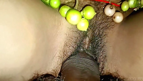 Indian stepbrother-in-law is in house and she is hairy