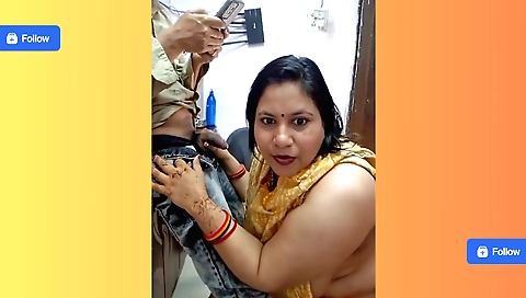 Amateur indian wife jerks off her pussy during sex
