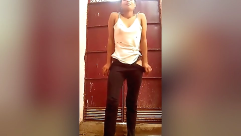 Amateur brunette 18+ woman makes some homemade videos