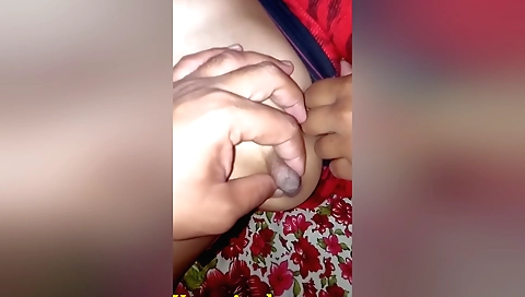 Wife plays with her hubby's big cock in amateur pov video