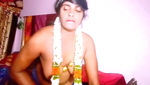 Indian teen and landlord fuck a big ass in a threesome
