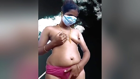 Amateur indian naked video of the hot brunette wife