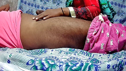 Indian horny nurse gets a creampie and gets her pussy full