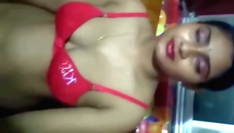 Hot brunette 18+ caught and fucked with huge boobs