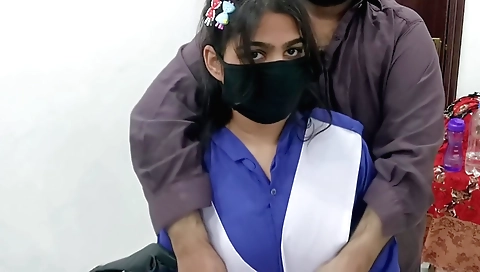 Indian hottie with hairy pussy gets her stepfather's cock