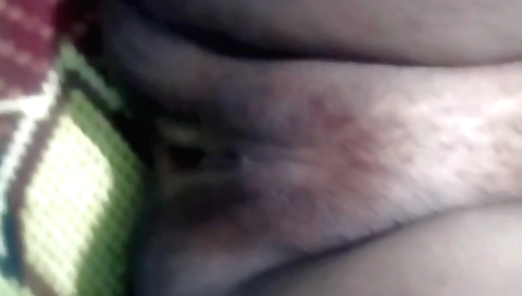 Indian hairy milf with a nice face and a round booty