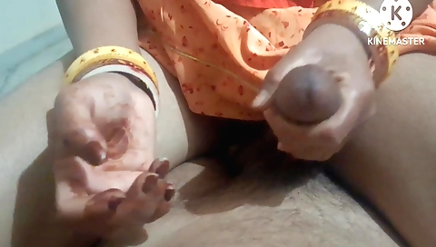 My wife gets her pussy filled up with a little male