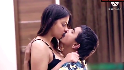 Brunette Indian girl with a small body gets into a naughty situation