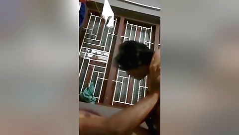 Indian girl takes off her clothes and shows her pussy to husband