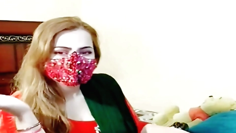 Indian slut with blonde hair fucks hot college chick
