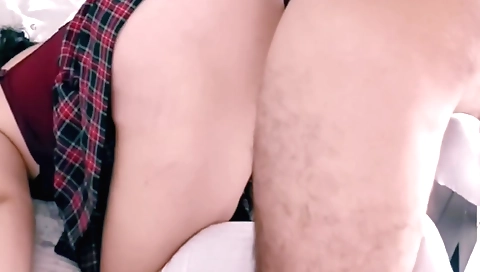 Cute stepbrother has his camera on her with a hot 18+ sex