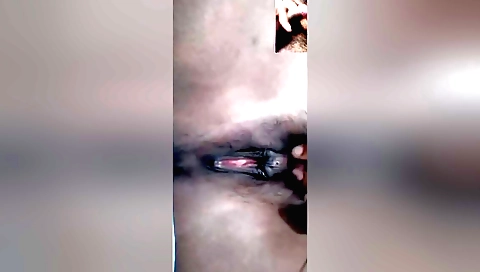 Indian teen 18+ with a webcam takes the phone and calls