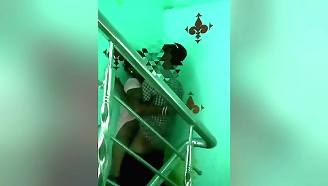 Indian stepsister plays with a diamond and fake pecker