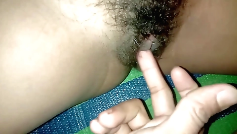 Amateur hairy porn video with pov in a hairy pussy