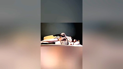 Chubby brunette wife is sucking and fucking the camera