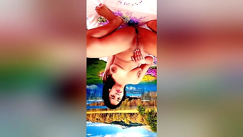 Amazing brunette in a sexy homemade amateur porn video