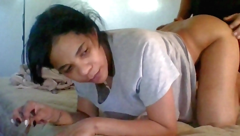 Indian brunette in a hot spot is fucking in bedroom