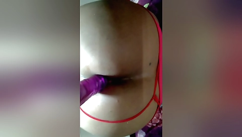 Indian slut with a big ass is fucked on the floor 2