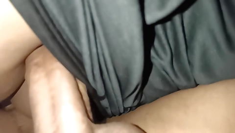 Indian brunette gets her pussy wiped out in the bedroom