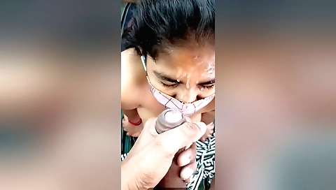 Hot indian milf has a big natural ass and a sexy face