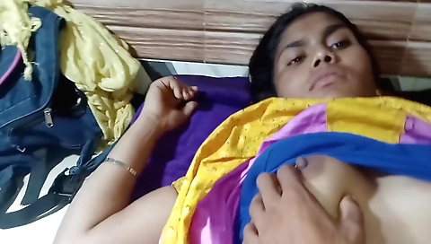 Indian amateur gets his big hard cock in her mouth
