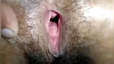School teacher shows the hairy girl she likes during the class