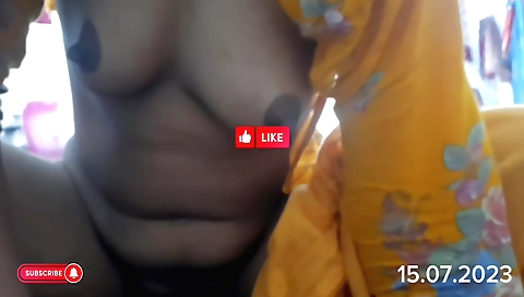 A hot babe with natural breasts fucked with a boner
