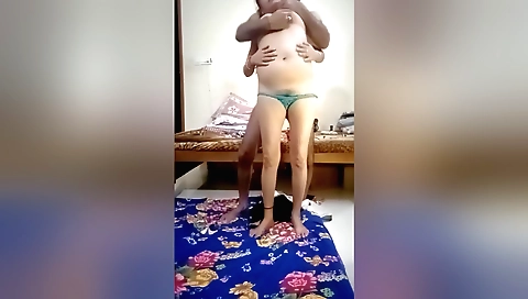 Hairy Indian milf wants to get her man to suck her