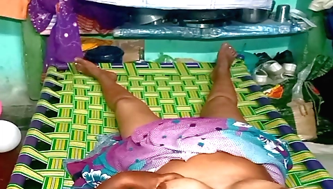 Indian teen girl having sex with a young boy and her aunt