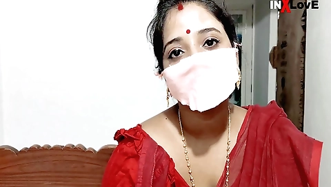 Indian big tittied lady sucking and getting pounded