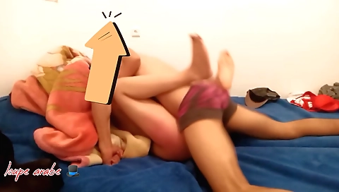 Sexy indian couple caught on webcam for hardcore sex