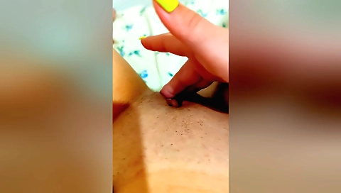 Mature hairy pussy leaks from long fingers and cum - depreavedminx