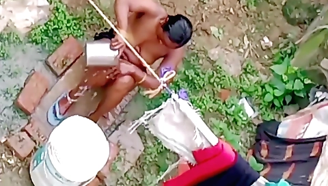 Indian girl with big tits and a nice face has her calendar