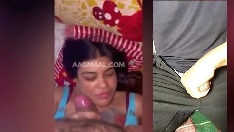 Hindu bhabi sucks a huge cock and fucks in homemade porn