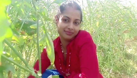 Indian stepsister-in-law works on the farm and gives money